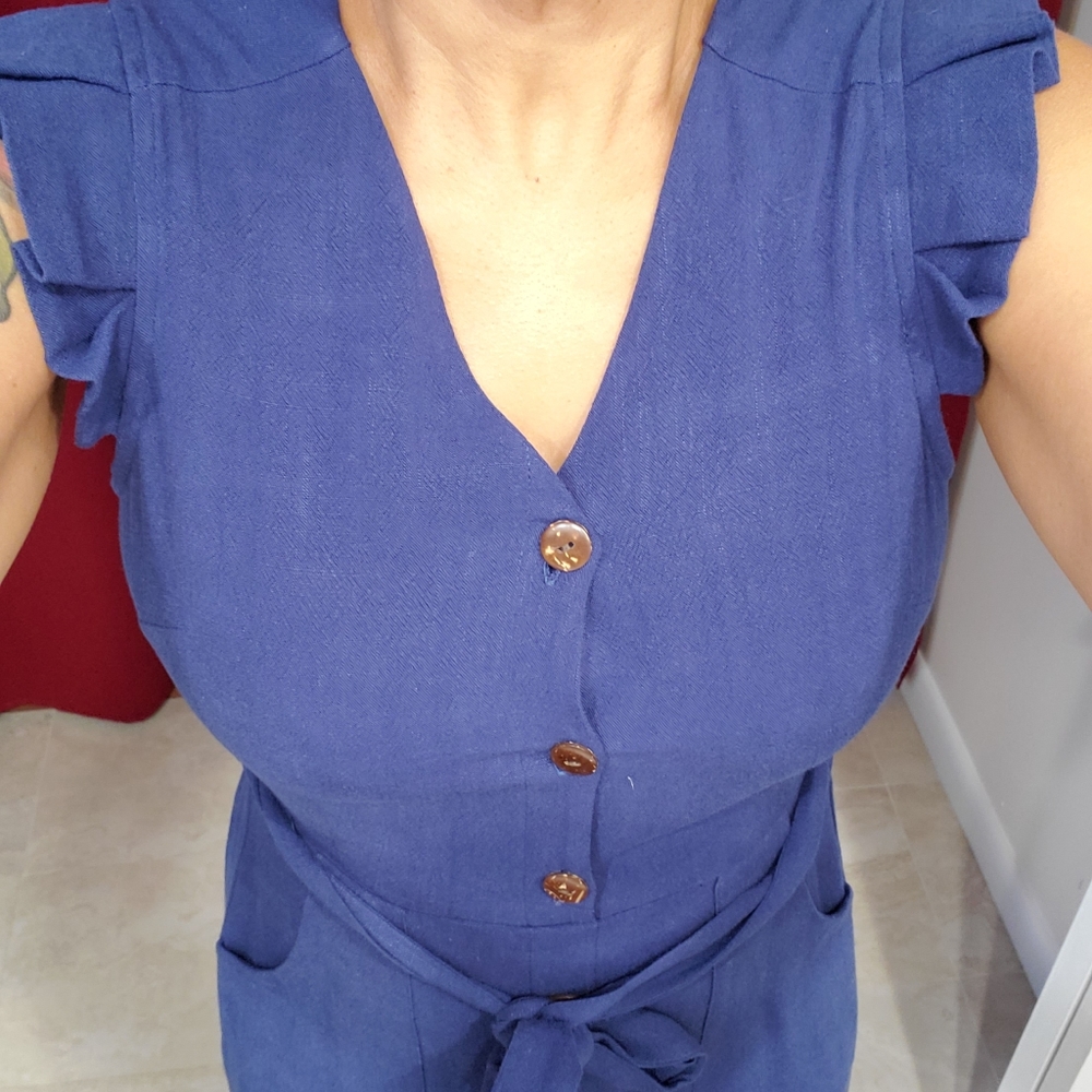 Blue dress